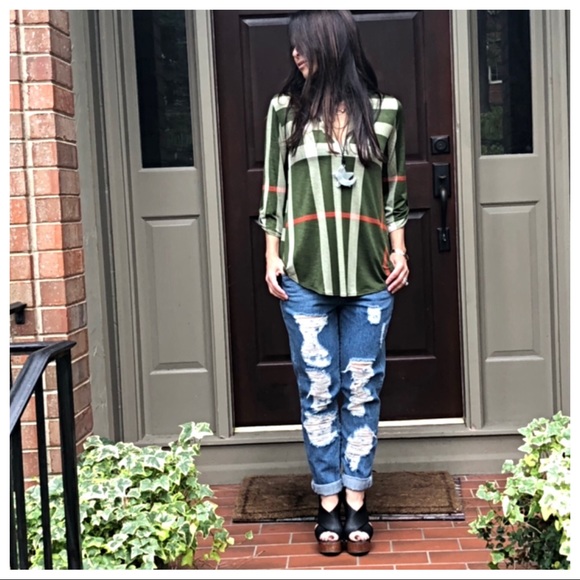 ✨LAST ONE SALE ✨Mandarin collar chic top - Picture 4 of 7